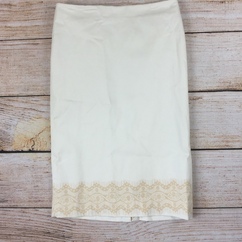 Isaac Mizrahi Cream 2 Faux lace Target lined